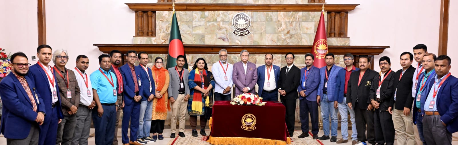রাষ্ট্রপতির সাথে ডিআরইউর নবনির্বাচিত কমিটির সাক্ষাৎ